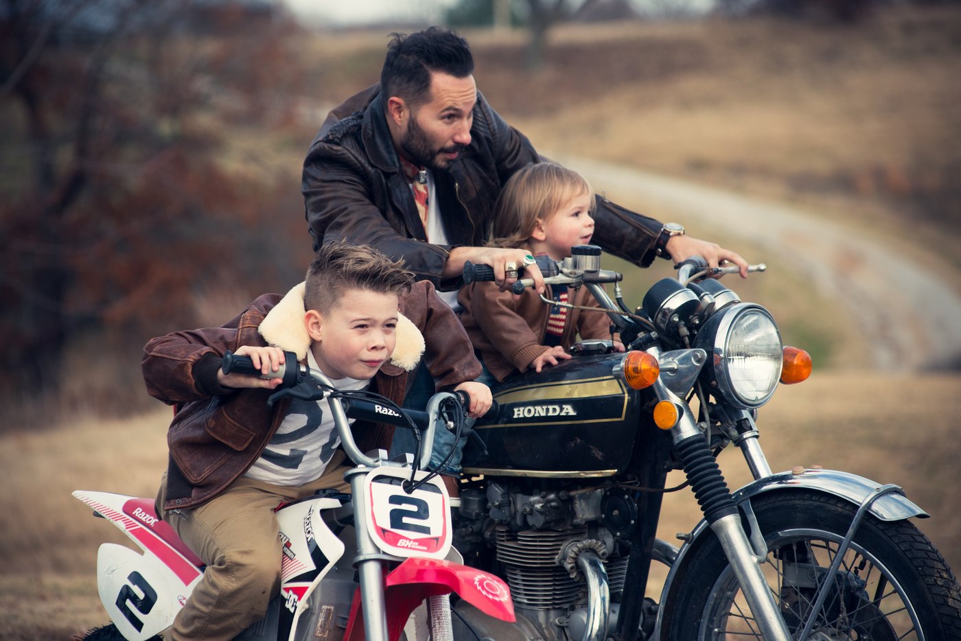 Riding with the boys