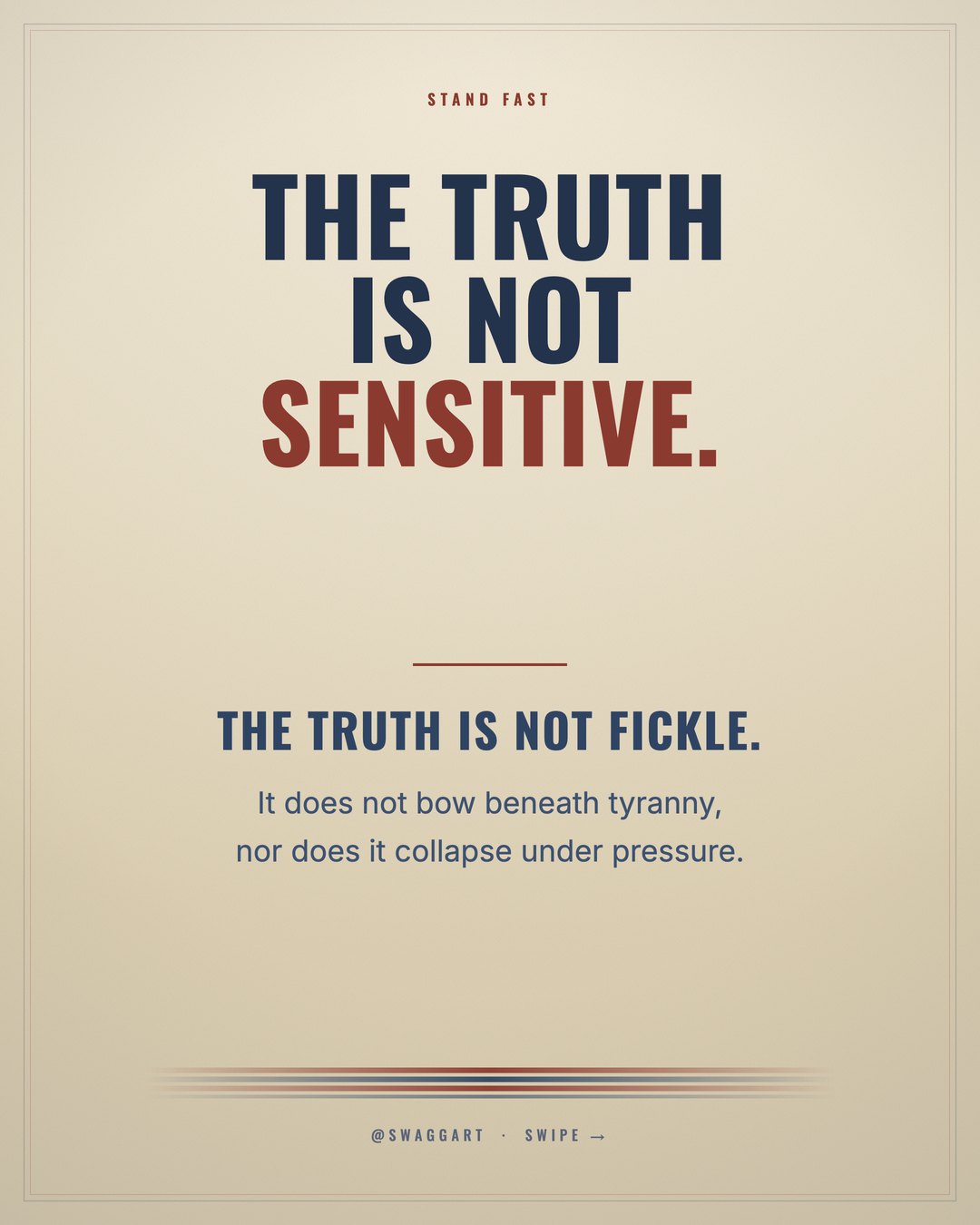 The Truth Is Not Sensitive, slide 1