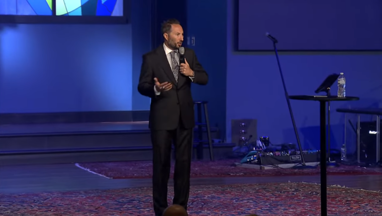 matt swaggart preaching from the pulpit